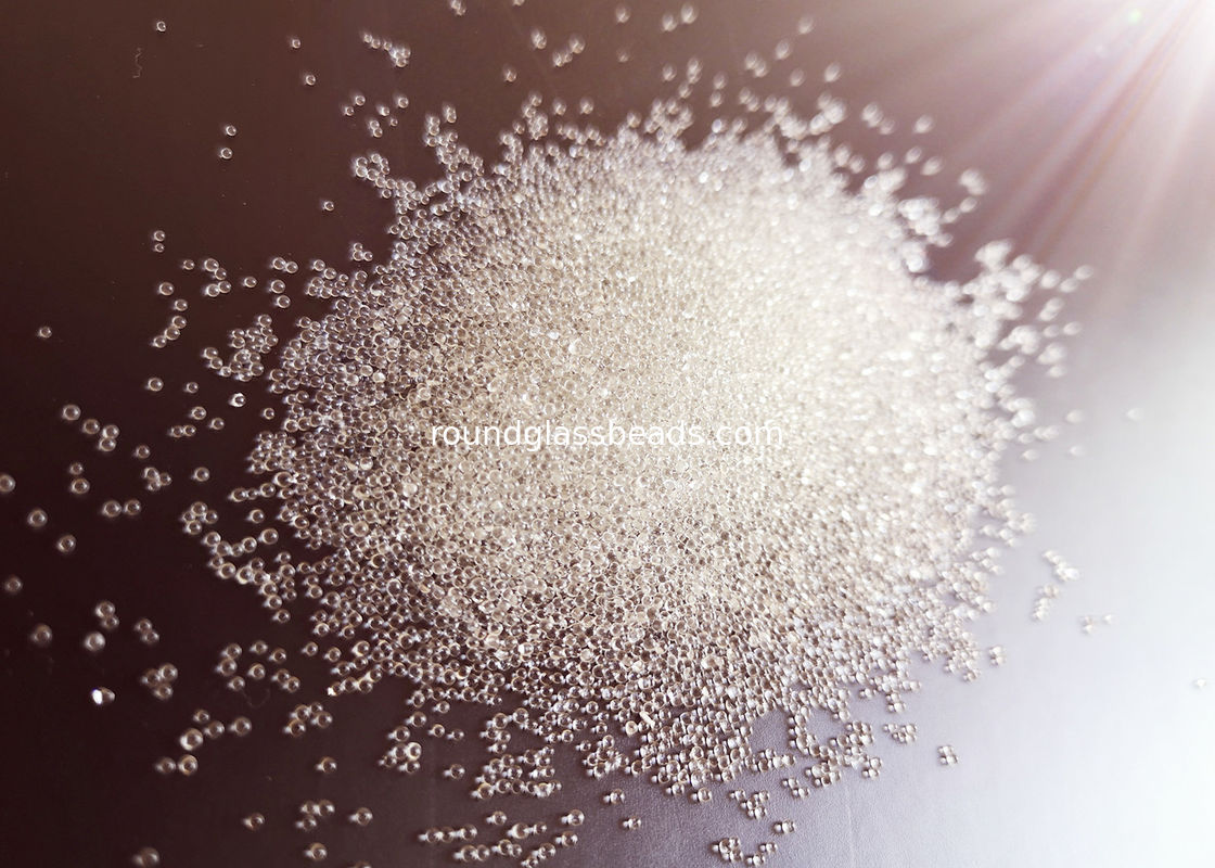 Round Reflective Road Marking Micro Glass Beads 635kg/Mm2 Microhardness